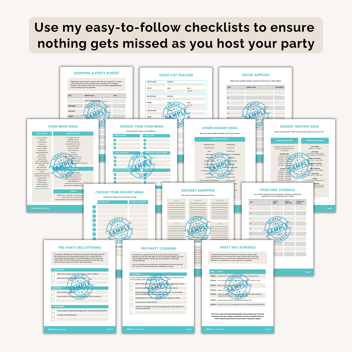 Custom Party Plan — Your Party, Professionally Planned