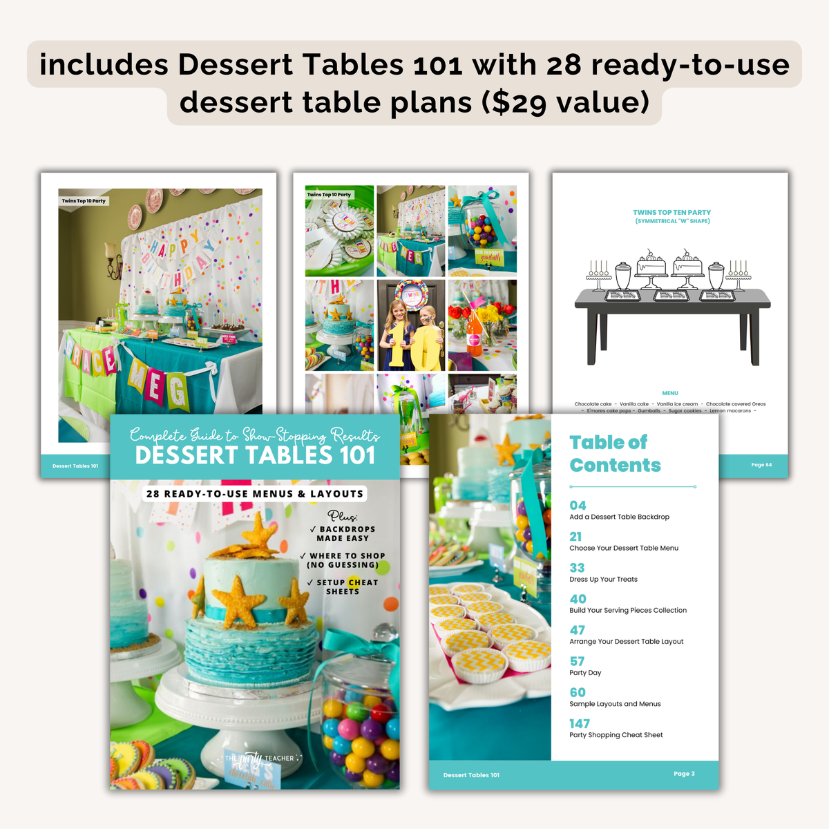 The Dessert Course - Plan Your Dessert Table With a Pro!