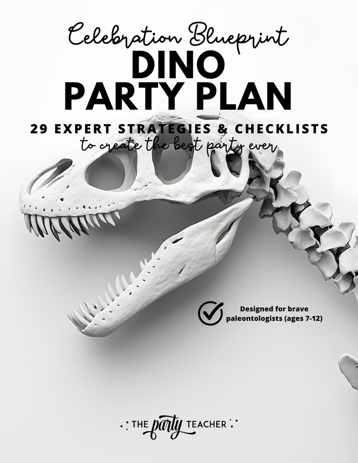 Dino Birthday Party Plan (Ages 7-12) INSTANT DOWNLOAD