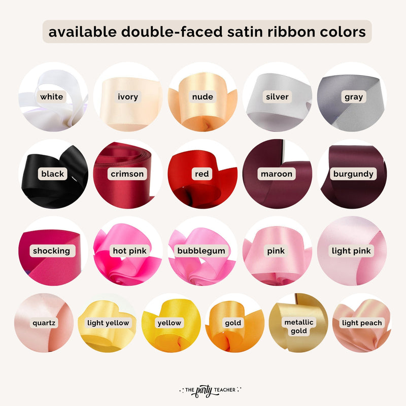 Available double-faced satin ribbon colors-1