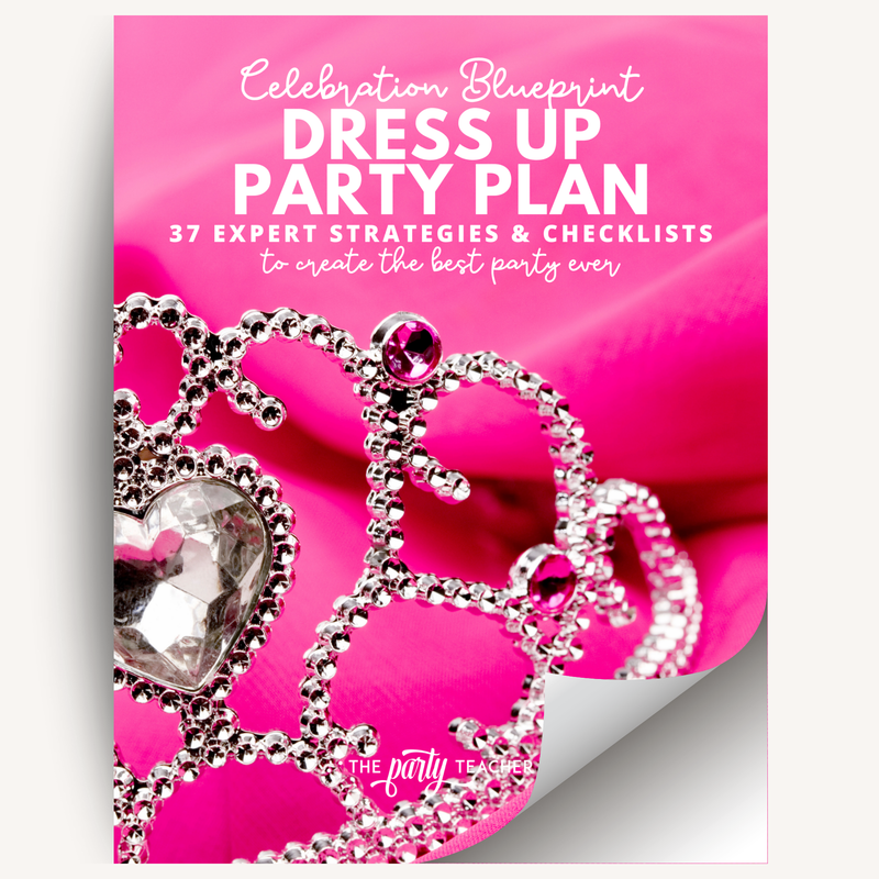 Dress Up Birthday Party Plan INSTANT DOWNLOAD
