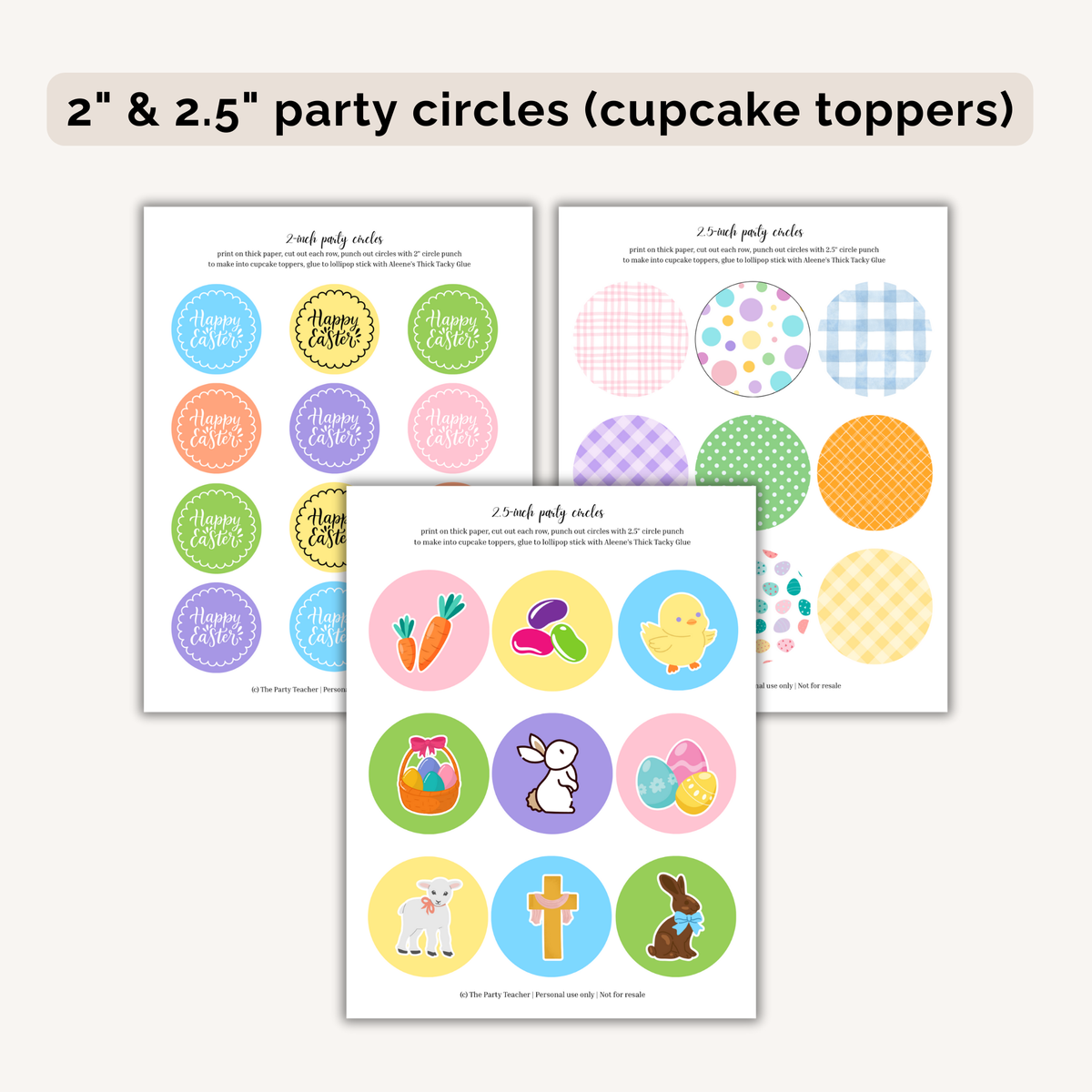 Easter Party Printables INSTANT DOWNLOAD