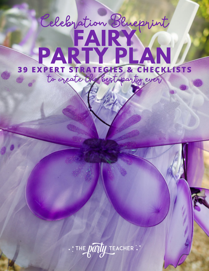 Flower Fairy Birthday Party Plan INSTANT DOWNLOAD