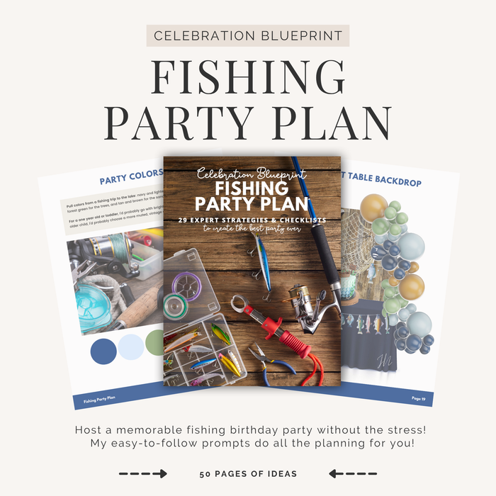 Fishing Birthday Party Plan INSTANT DOWNLOAD