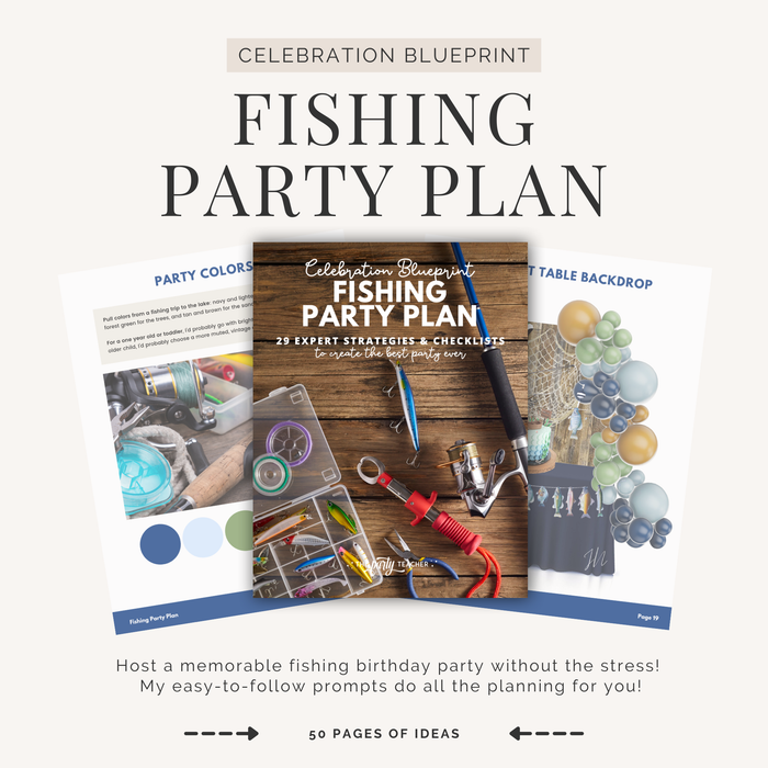 Fishing Birthday Party Plan INSTANT DOWNLOAD