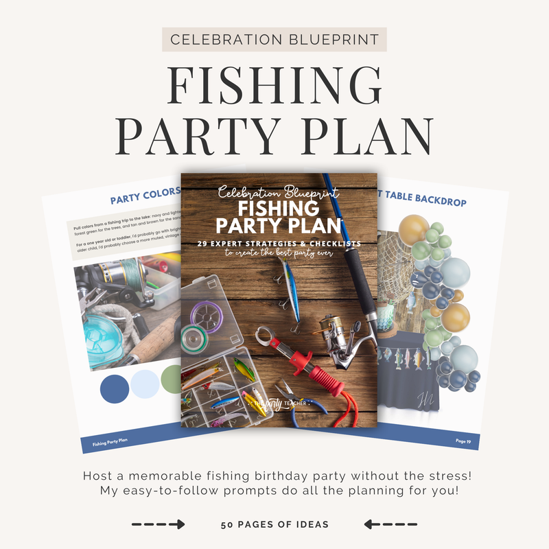 Fishing Birthday Party Plan INSTANT DOWNLOAD