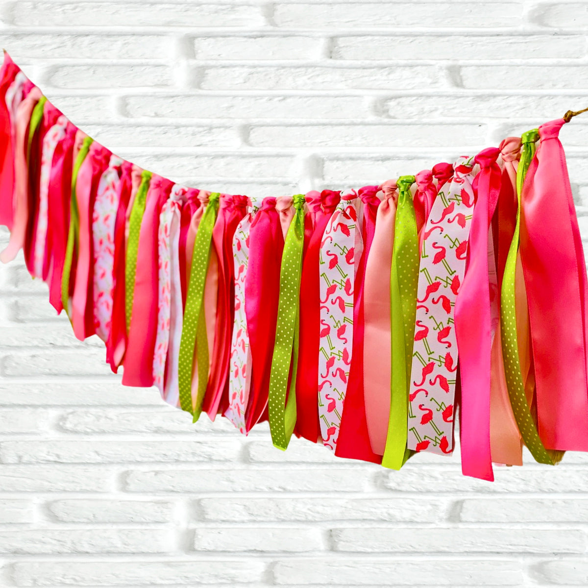 Flamingo Ribbon Bunting - FREE Shipping