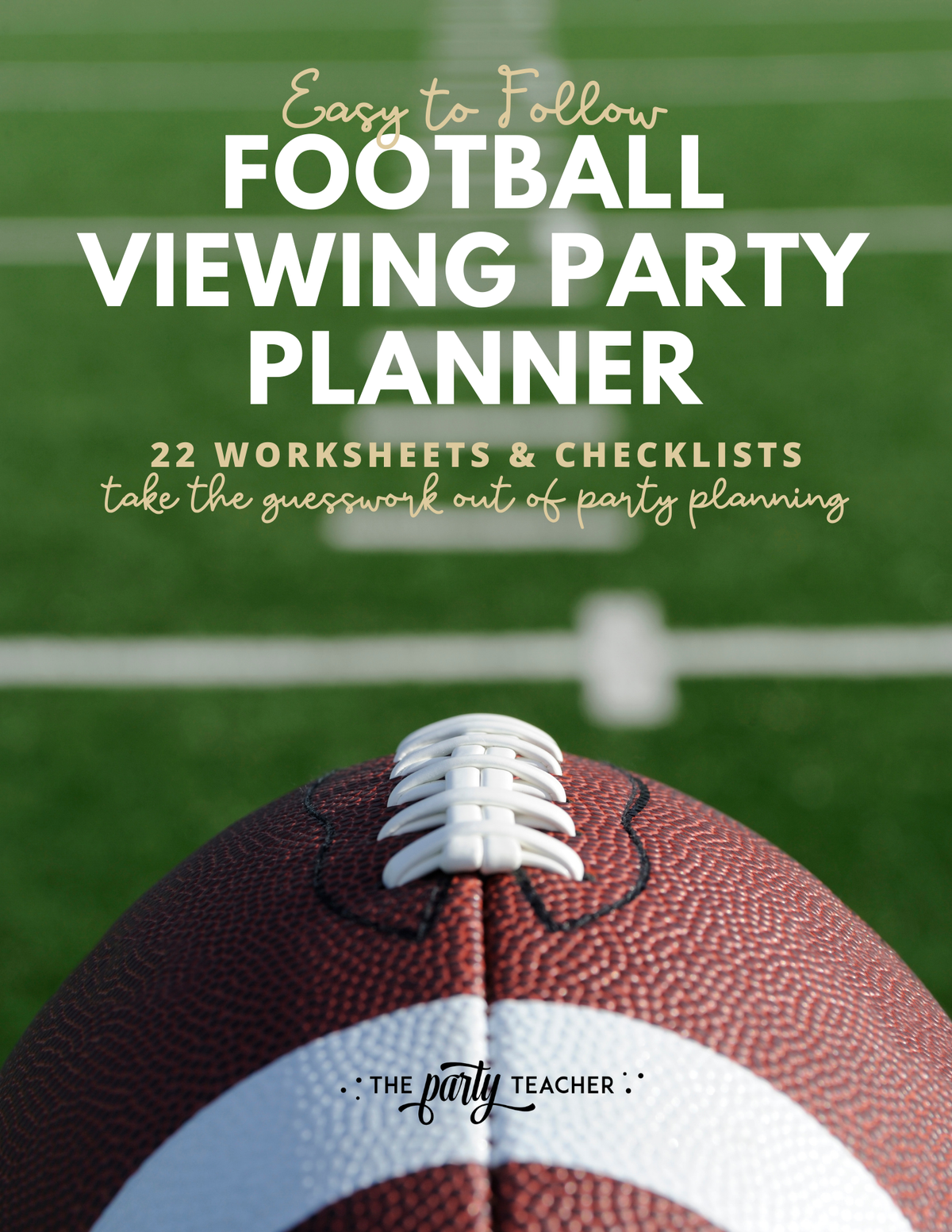 Football Viewing Party Planner INSTANT DOWNLOAD