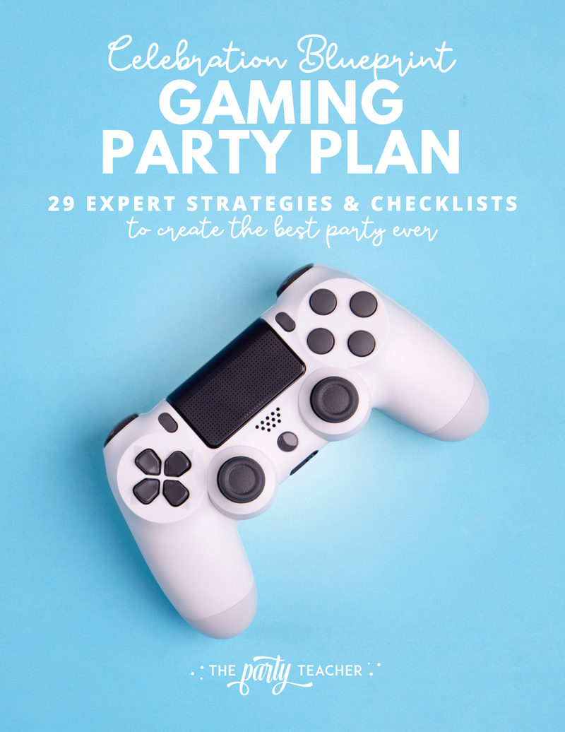 Gaming Birthday Party Plan INSTANT DOWNLOAD