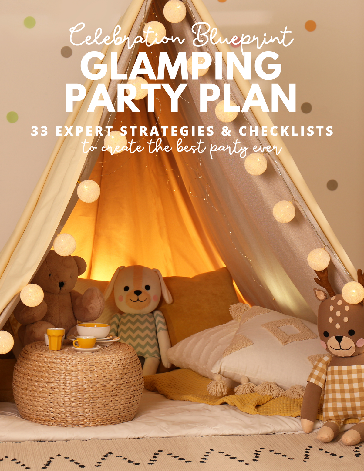 Glamping Birthday Party Plan INSTANT DOWNLOAD