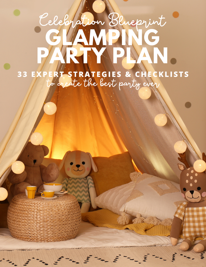 Glamping Birthday Party Plan INSTANT DOWNLOAD