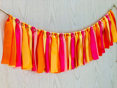 Groovy Ribbon Bunting - FREE Shipping
