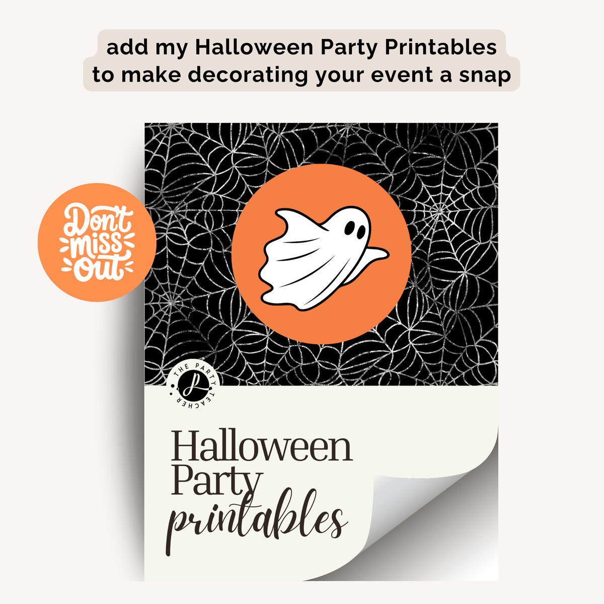Halloween Party Plan INSTANT DOWNLOAD
