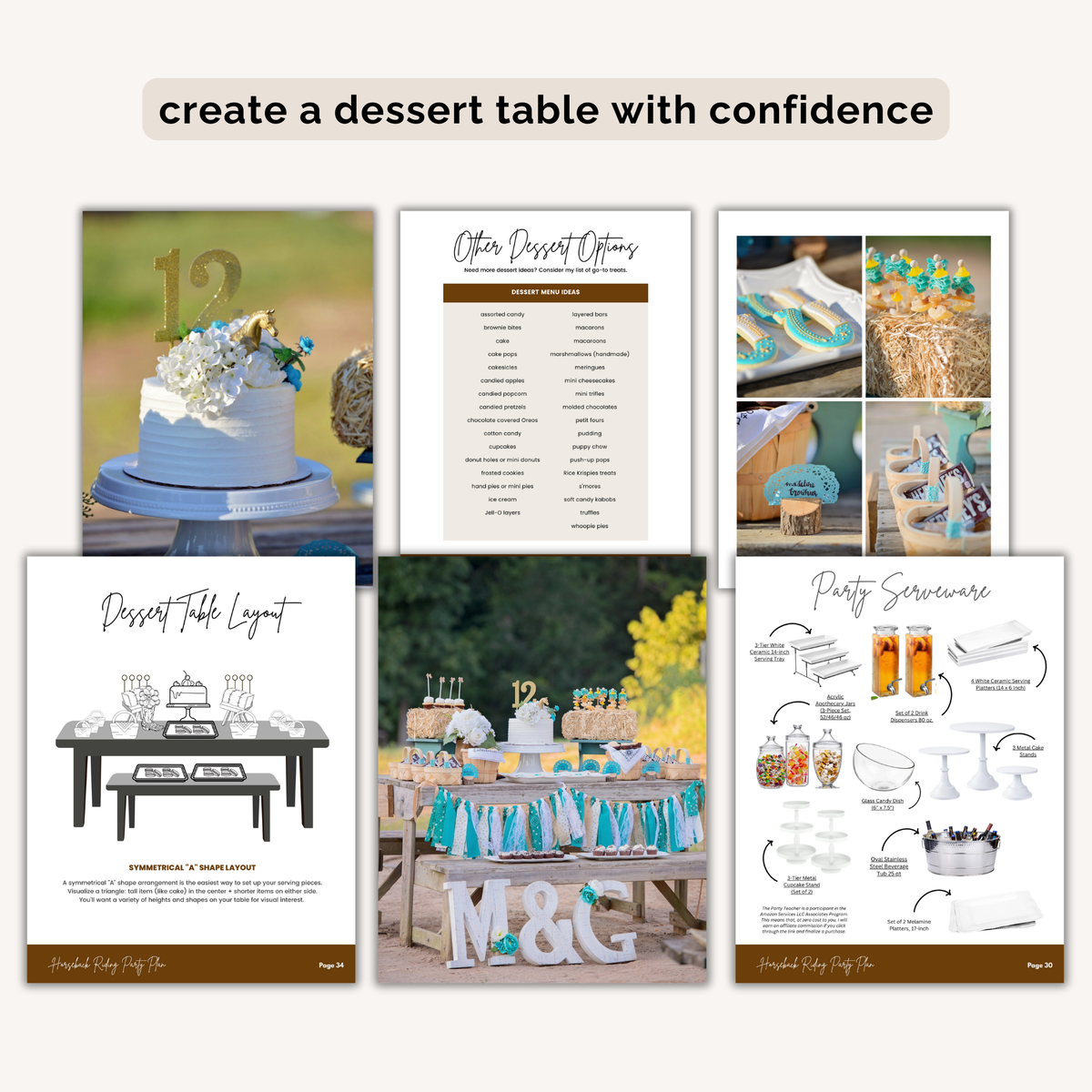 Horseback Riding Birthday Party Plan INSTANT DOWNLOAD