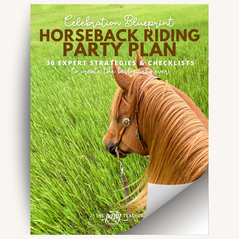 Horseback Riding Birthday Party Plan INSTANT DOWNLOAD