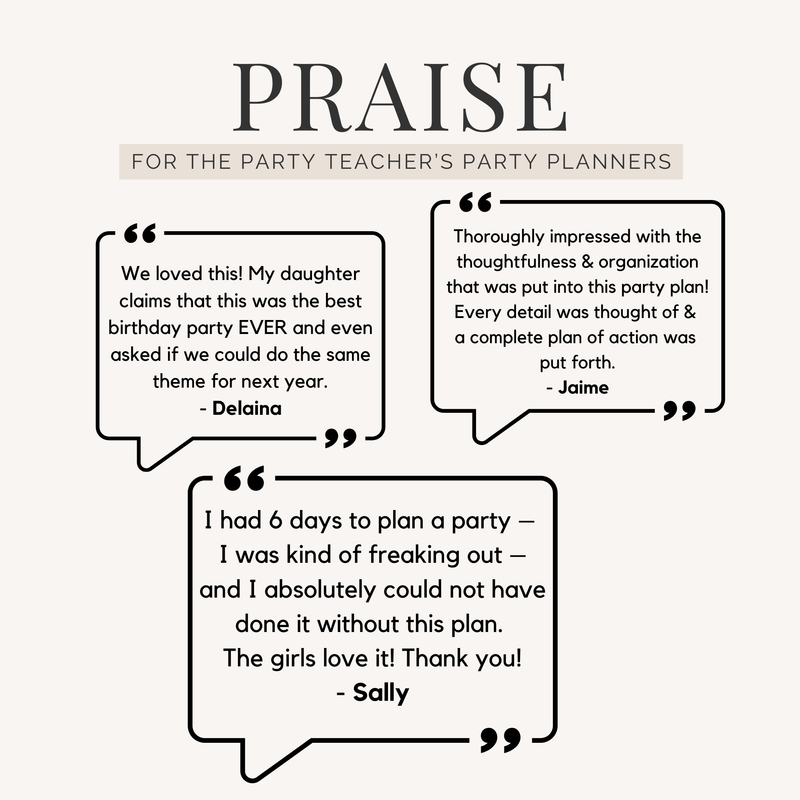 Make Your Party Budget Worksheets INSTANT DOWNLOAD