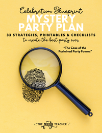 Mystery Birthday Party Plan INSTANT DOWNLOAD