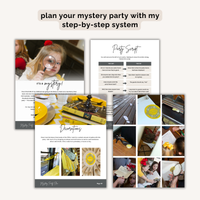 Mystery Birthday Party Plan INSTANT DOWNLOAD