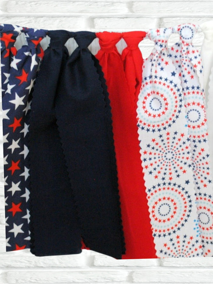 Patriotic Fabric Bunting - FREE Shipping