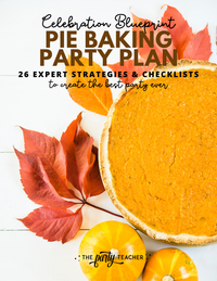 Pie Baking Friendsgiving Party Plan INSTANT DOWNLOAD