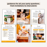 Pie Baking Friendsgiving Party Plan INSTANT DOWNLOAD