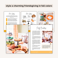 Pie Baking Friendsgiving Party Plan INSTANT DOWNLOAD