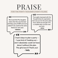 Pie Baking Friendsgiving Party Plan INSTANT DOWNLOAD