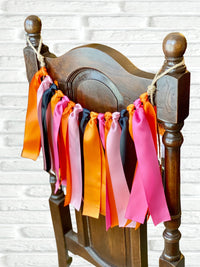 Pink Halloween Chair Bunting - FREE Shipping