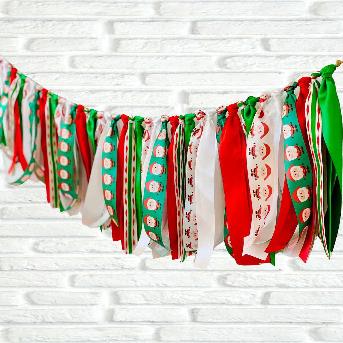 Santa Ribbon Bunting - FREE Shipping