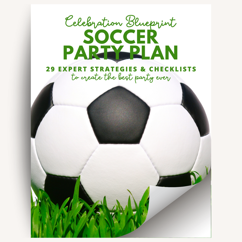 Soccer Birthday Party Plan INSTANT DOWNLOAD