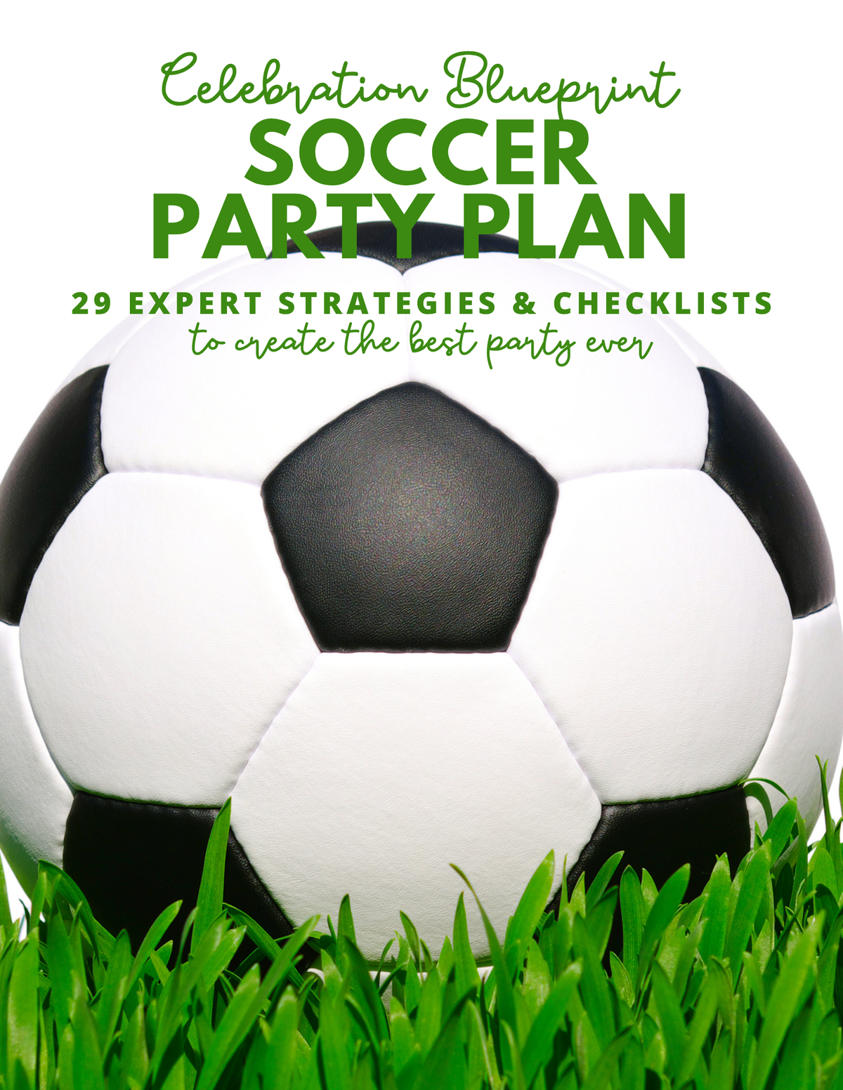 Soccer Birthday Party Plan INSTANT DOWNLOAD