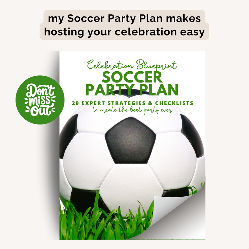 Soccer Birthday Party Printables INSTANT DOWNLOAD