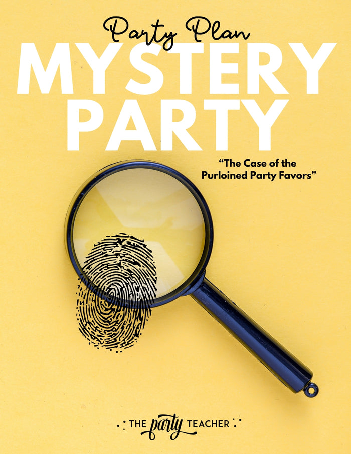 Mystery Party Plan cover - The Party Teacher