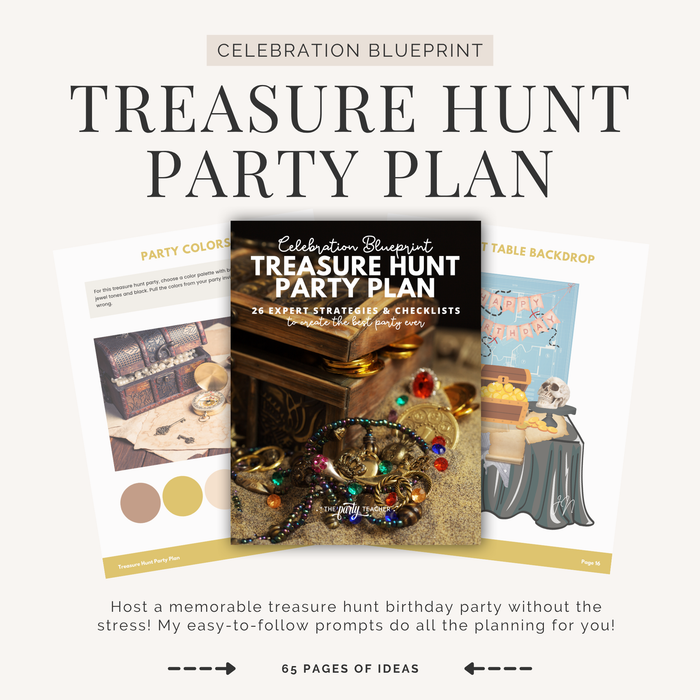 Treasure Hunt Birthday Party Plan INSTANT DOWNLOAD