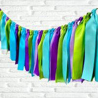 Under the Sea Ribbon Bunting - The Party Teacher - full view