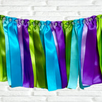 Under the Sea Ribbon Bunting - The Party Teacher - close up