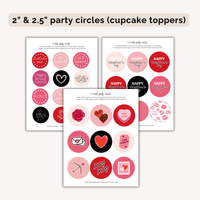 Valentine's Day Party Printables INSTANT DOWNLOAD