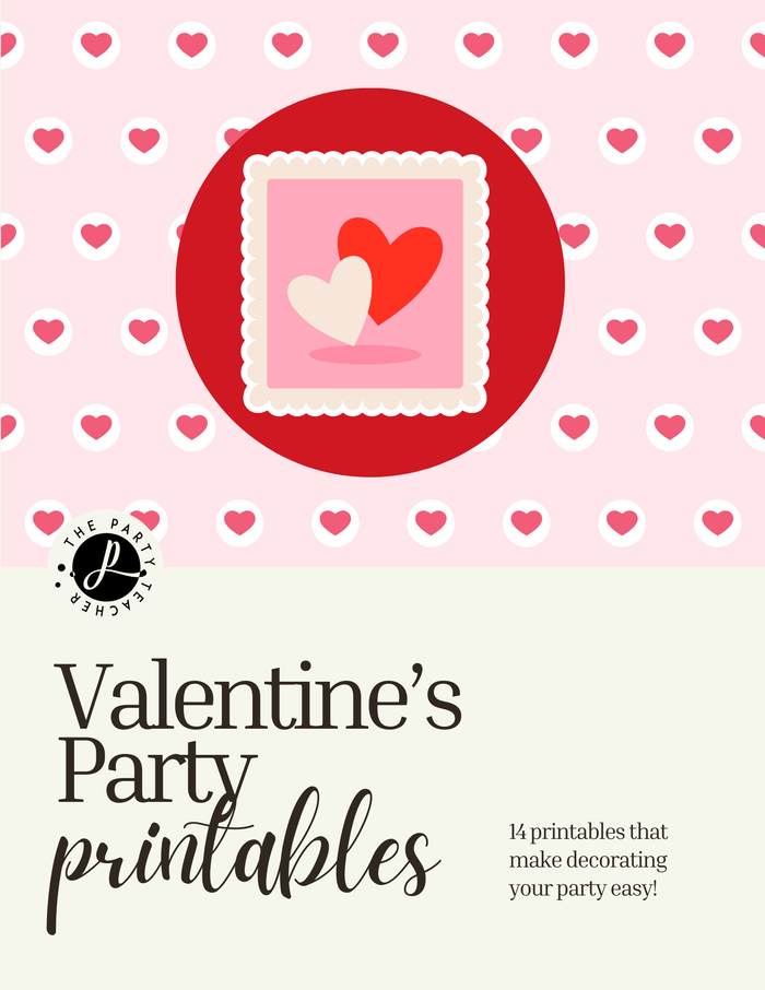 Valentine's Day Party Printables INSTANT DOWNLOAD