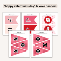 Valentine's Day Party Printables INSTANT DOWNLOAD