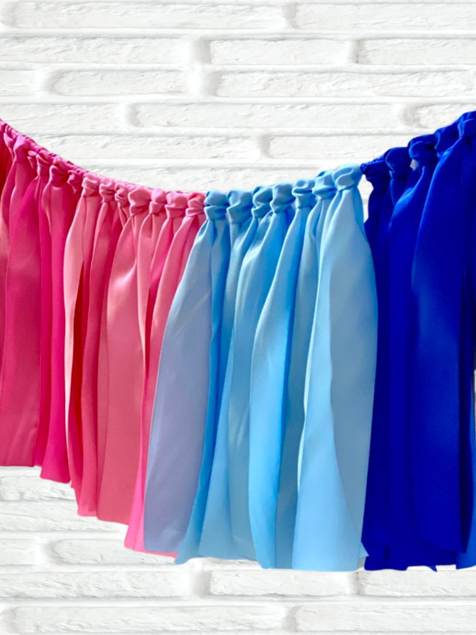 Gender Reveal Ribbon Bunting – The Party Teacher