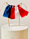 American Flag Ribbon Cake Topper - The Party Teacher