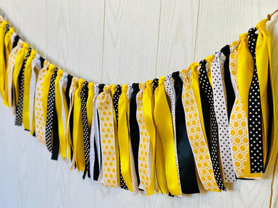 Bee Ribbon Bunting - FREE Shipping - The Party Teacher