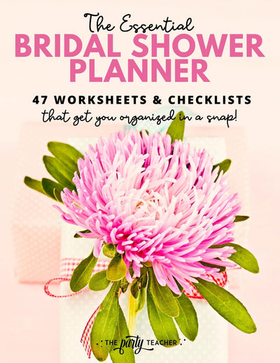 Bridal Shower Planner INSTANT DOWNLOAD - The Party Teacher