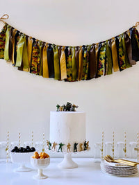 Camouflage Ribbon Bunting - FREE Shipping - The Party Teacher