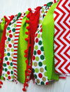 Christmas Fabric Bunting - FREE Shipping - The Party Teacher