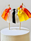 Construction Ribbon Cake Topper - The Party Teacher
