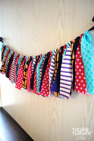 Doctor Fabric Bunting - FREE Shipping - The Party Teacher