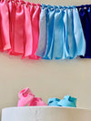 Gender Reveal Ribbon Bunting - FREE Shipping - The Party Teacher