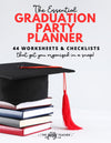 Graduation Party Planner INSTANT DOWNLOAD - The Party Teacher