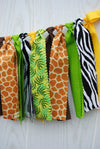 Jungle Safari Fabric Bunting - FREE Shipping - The Party Teacher
